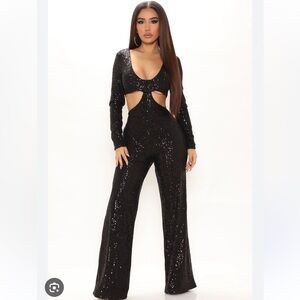 Sarina Sequin Jumpsuit